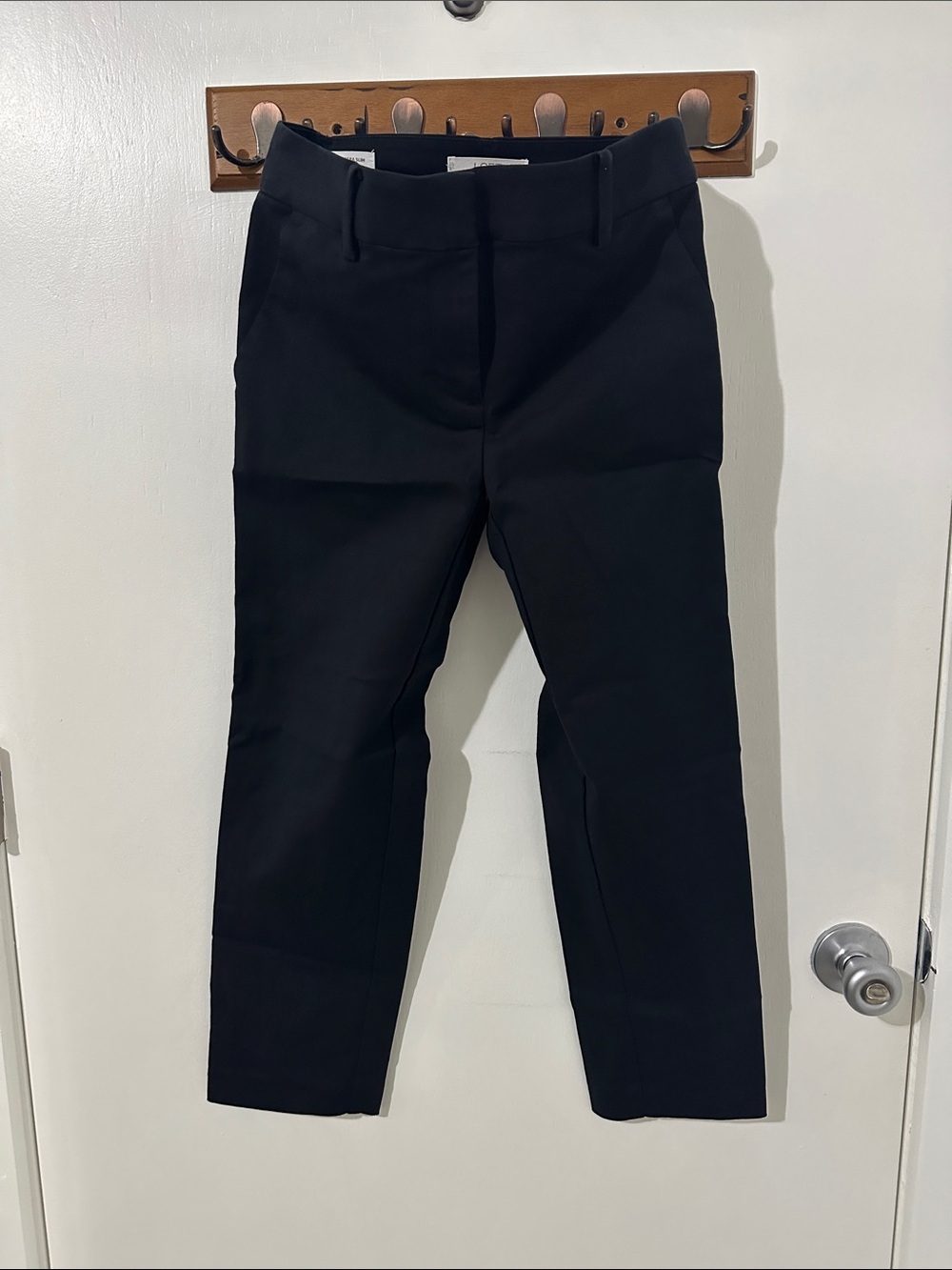 LOFT Black Straight-Leg Men's Dress Pants Petite